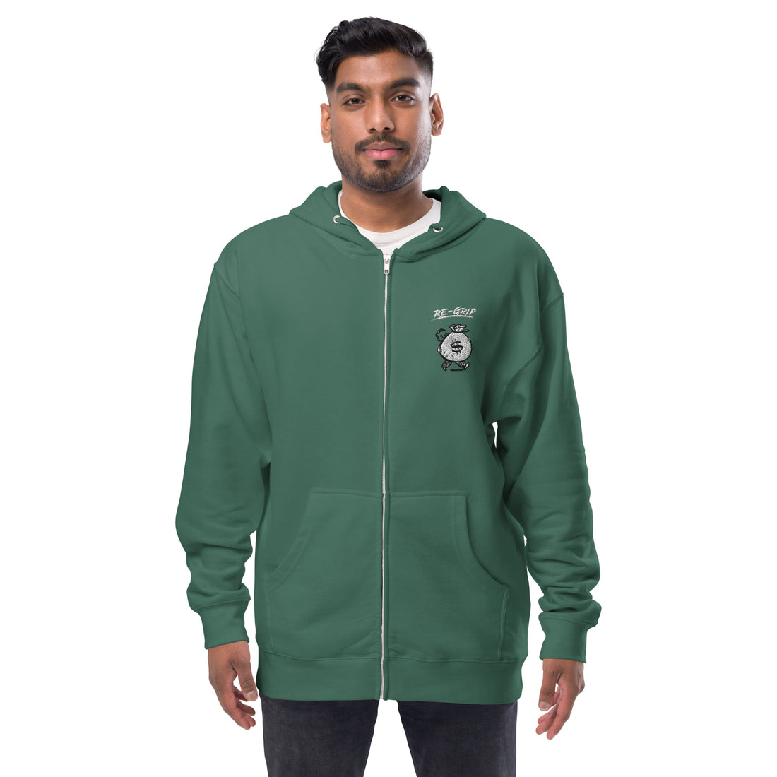 Money Bag Zip/Up Hoodie