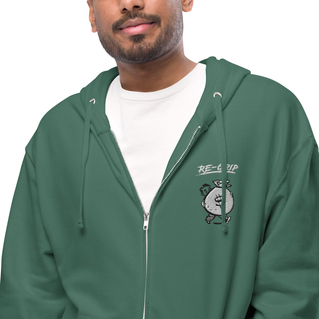 Money Bag Zip/Up Hoodie