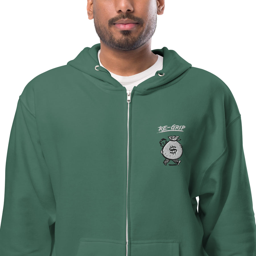 Money Bag Zip/Up Hoodie