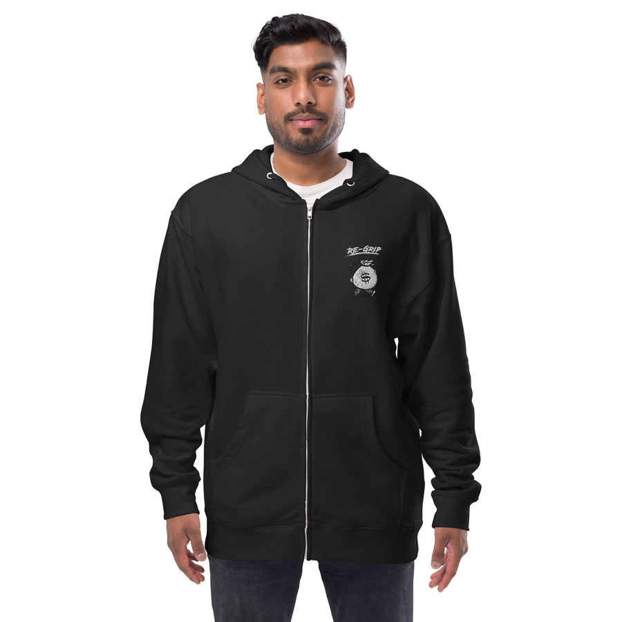 Money Bag Zip/Up Hoodie