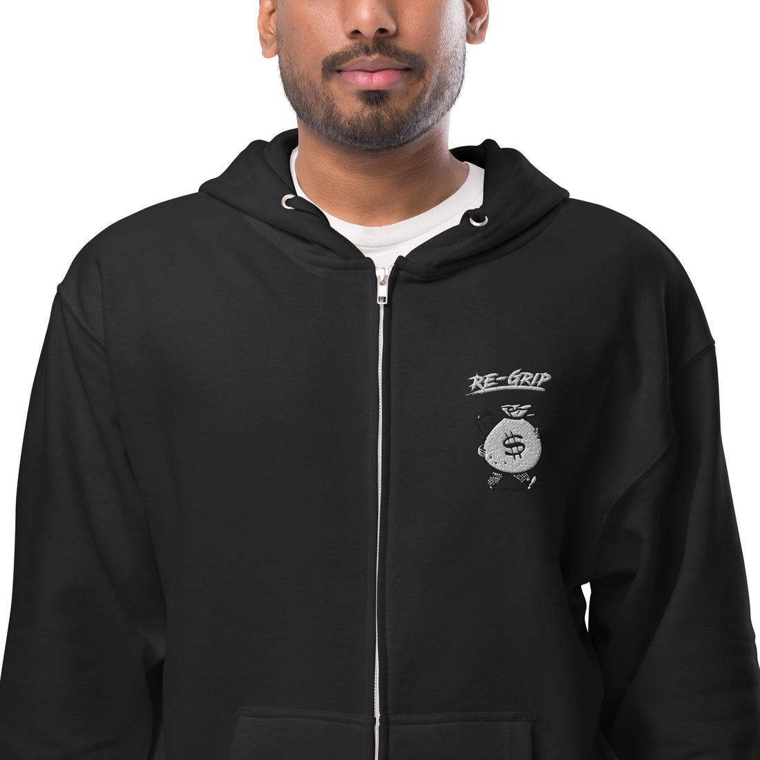 Money Bag Zip/Up Hoodie