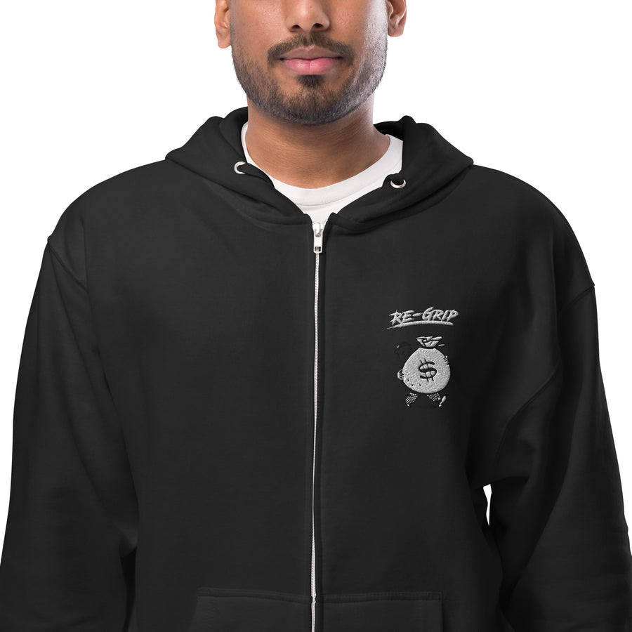 Money Bag Zip/Up Hoodie