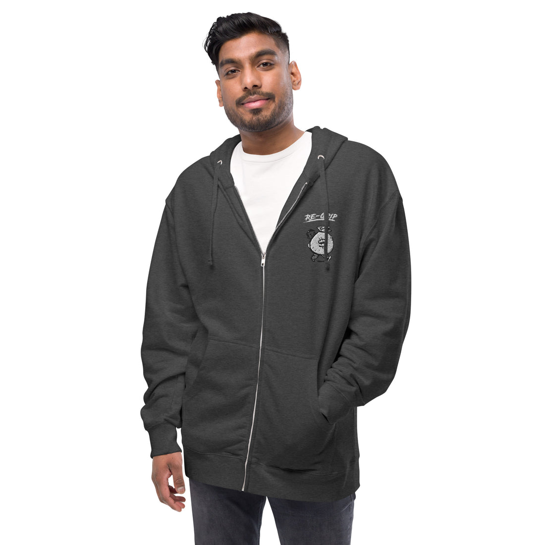 Money Bag Zip/Up Hoodie