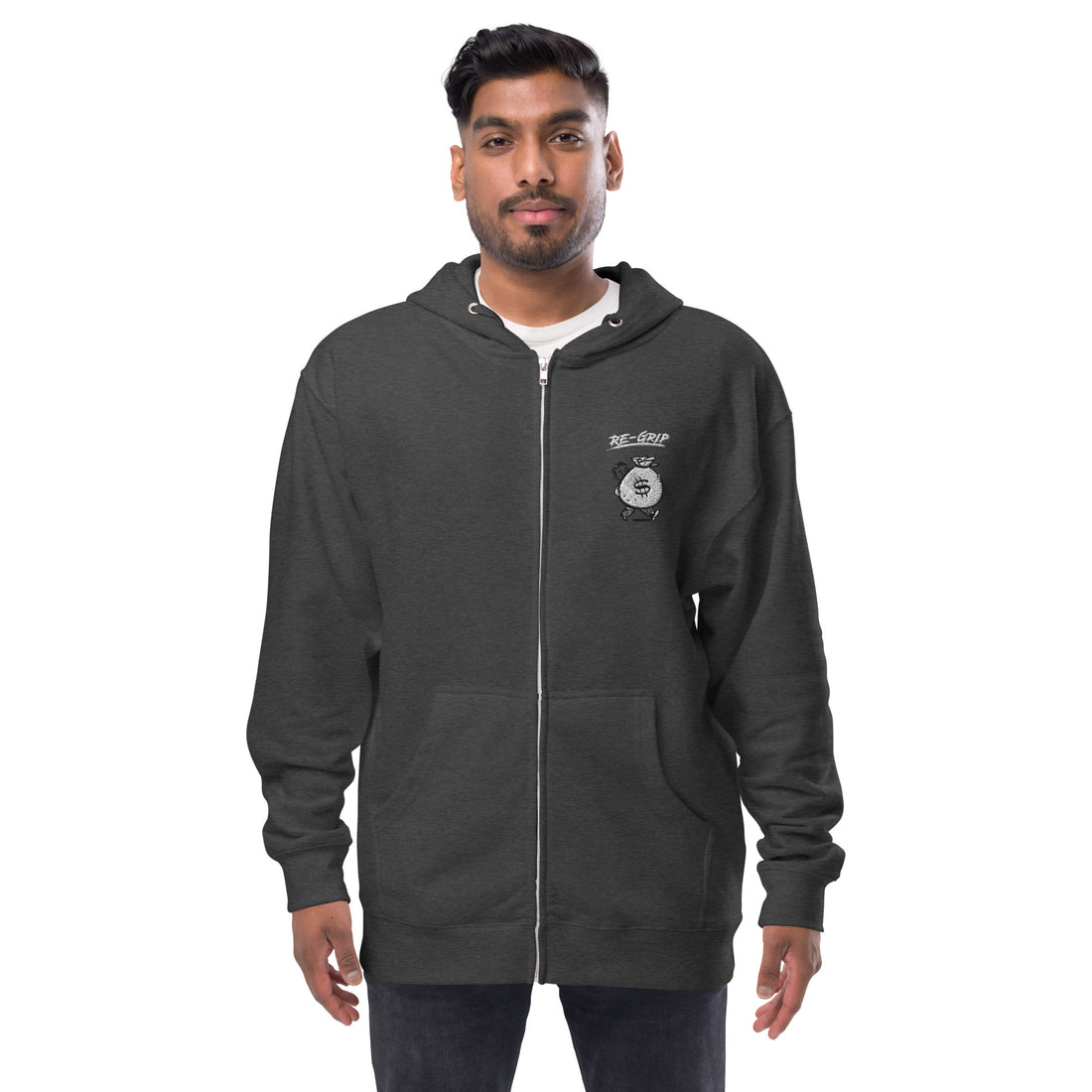 Money Bag Zip/Up Hoodie