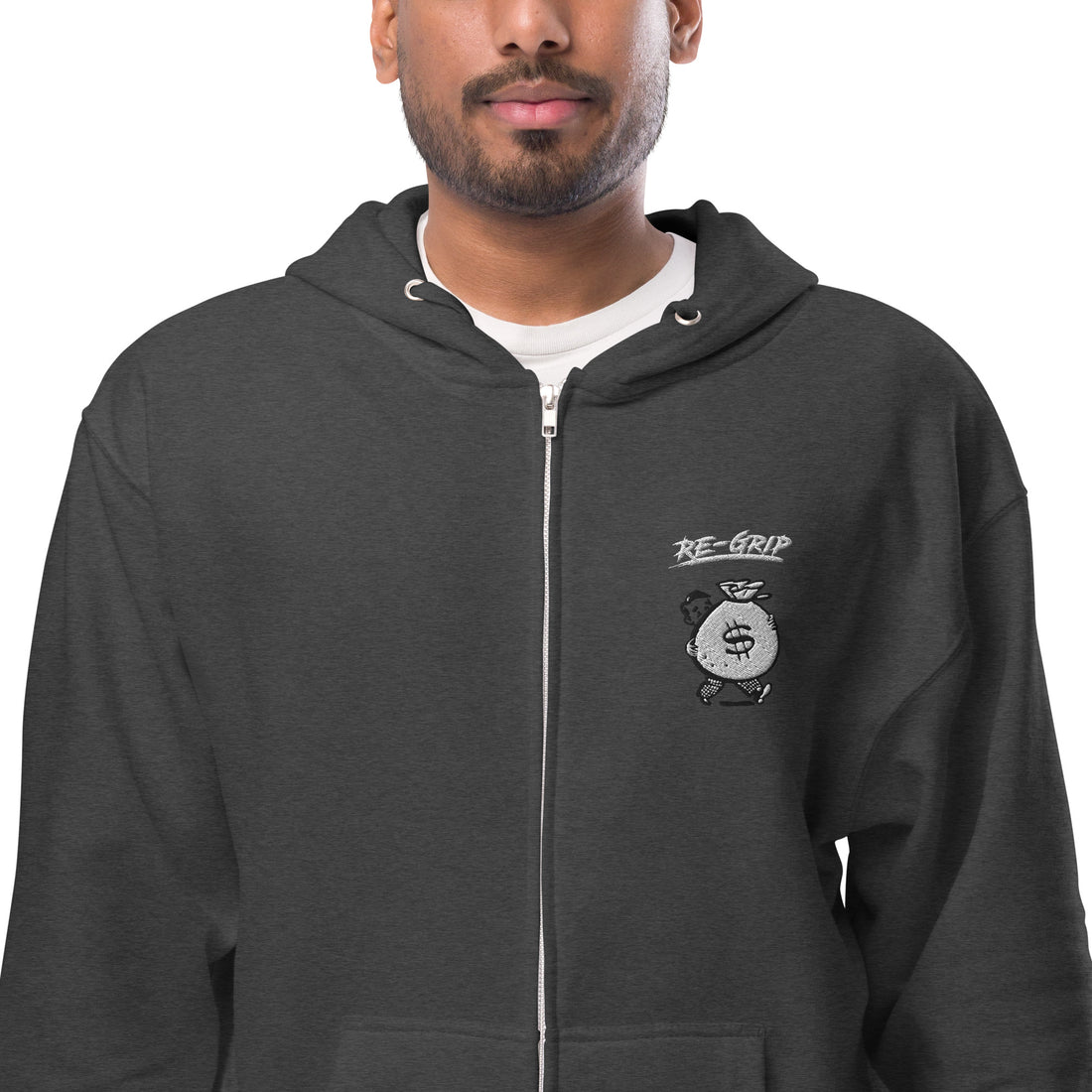 Money Bag Zip/Up Hoodie