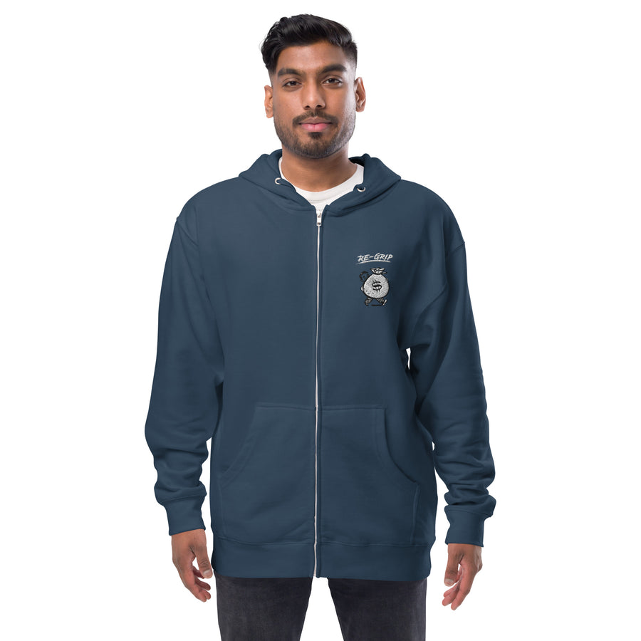 Money Bag Zip/Up Hoodie