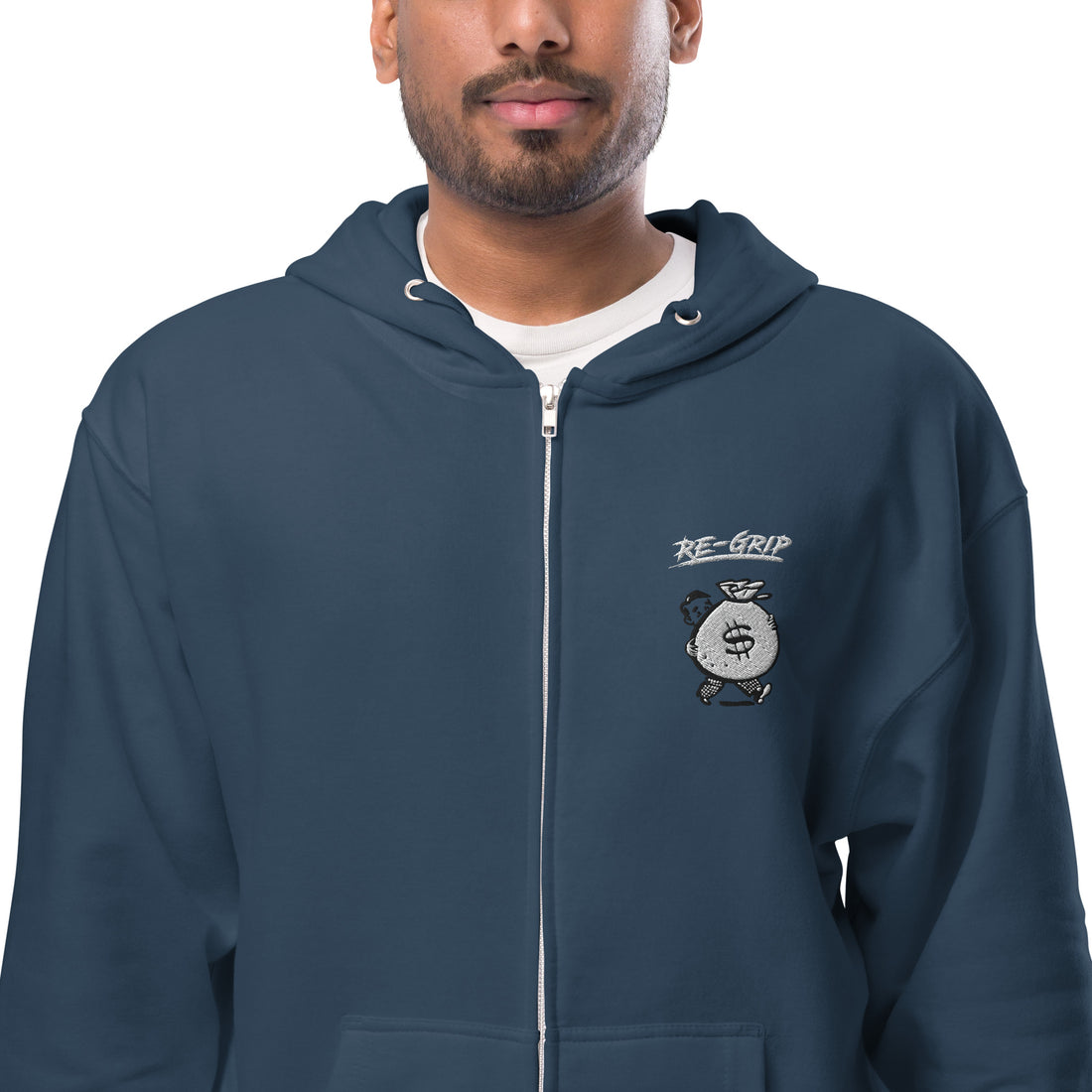 Money Bag Zip/Up Hoodie
