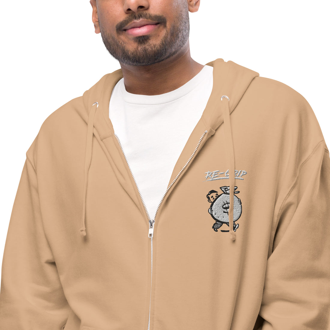 Money Bag Zip/Up Hoodie